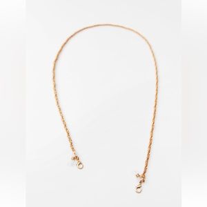 Zara GLASSES CORD. Golden. New with Tags.